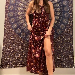 Long floral gown
